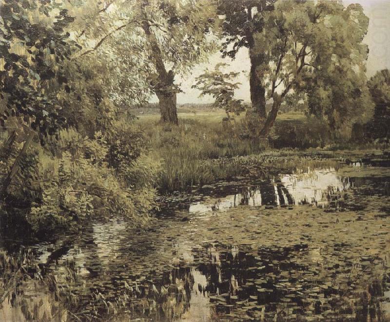 Levitan, Isaak Verwachsener pond china oil painting image